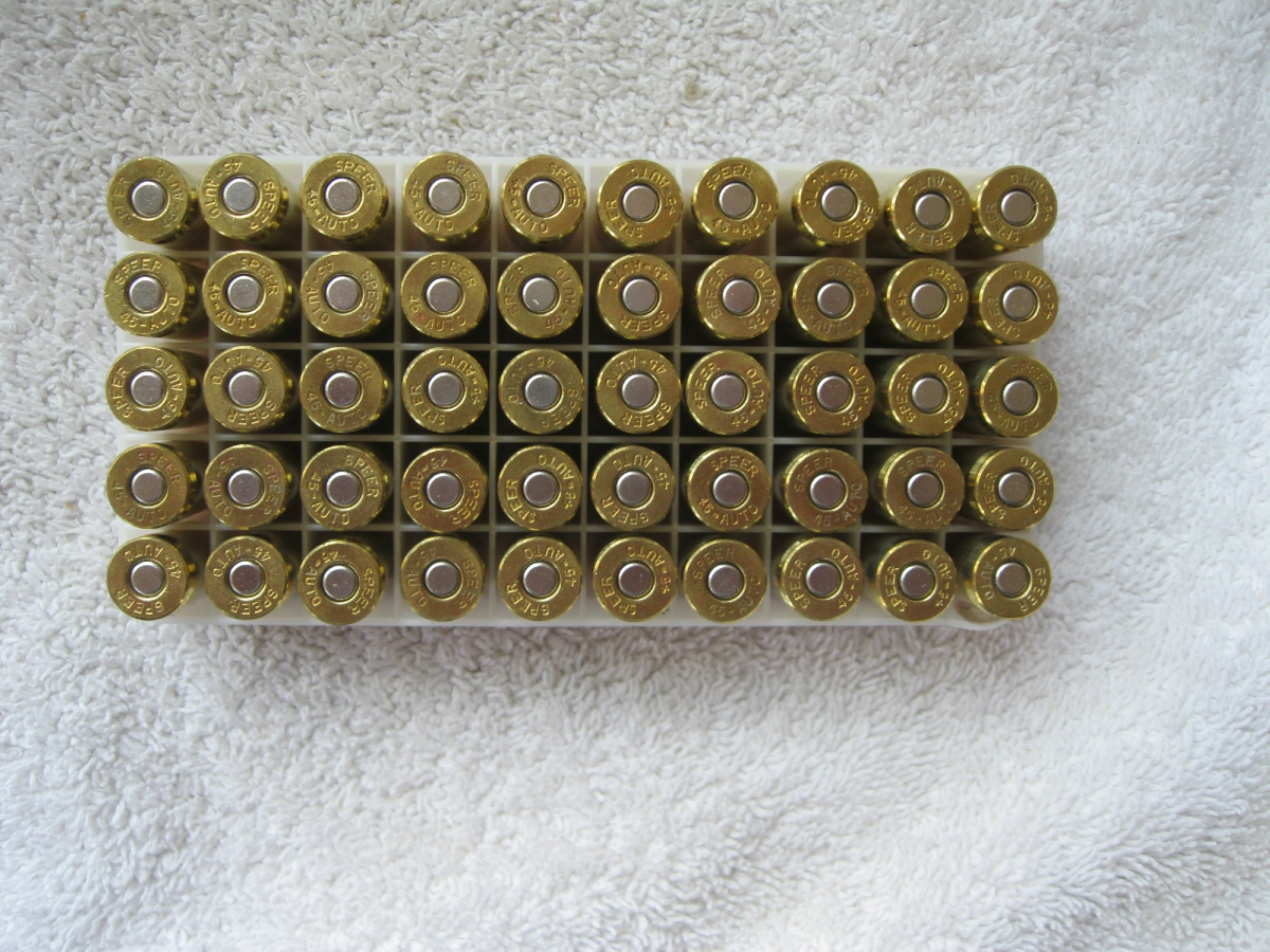 Pictures 45 AUTO 230 GRAIN 15 0g GOLD DOT HOLLOW POINT GD HP SPEER