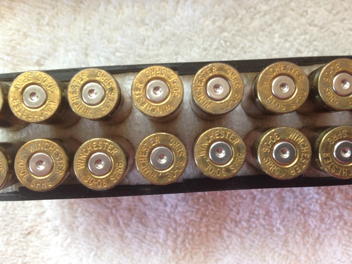 30 06 Springfield Winchester Supreme Once Fired Brass 20 Count Cxp2