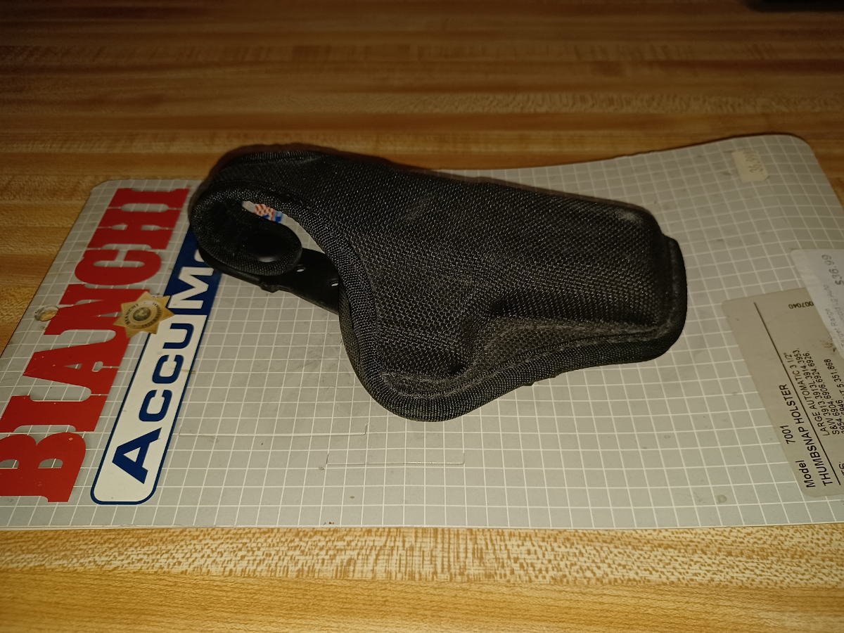 Bianchi Accumold Thumbsnap Holster For Large Automatic 3 1 2 Model