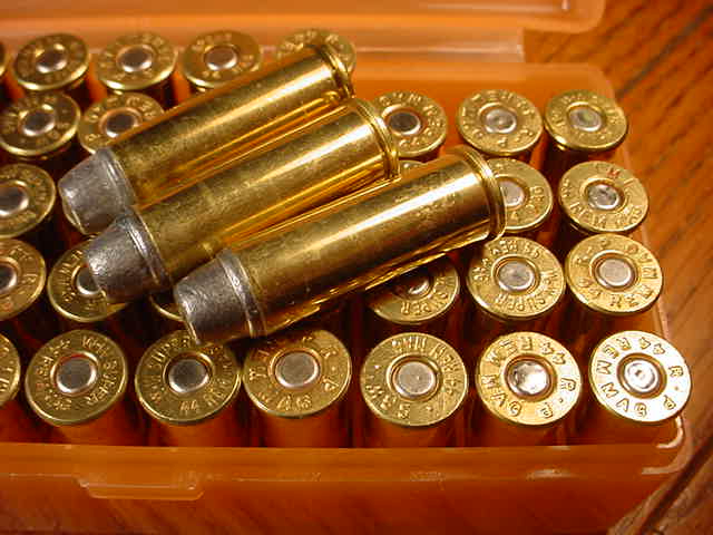 50 Round Box Of Reloaded 44 Rem Magnum Lead Semi Wadcutter 44 Mag