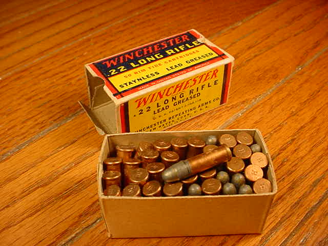 Western Cartridge Company Partial Box Of Western Long Rifle Lead