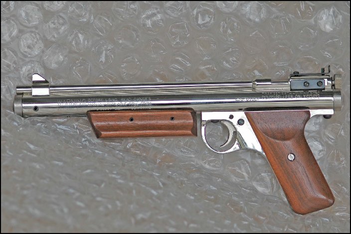 Benjamin Sheridan H Nickel Pellet Pistol Cal