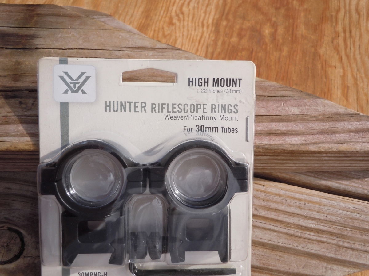 Vortex Optics Hunter 30mm Riflescope Rings High Height 1 22 In For