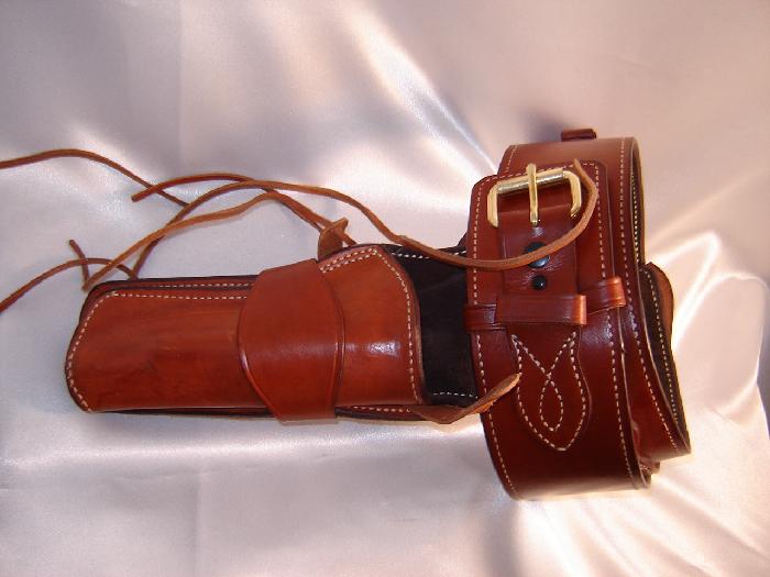 Nevada Gun Leather Western Holster Belt 22 Cal