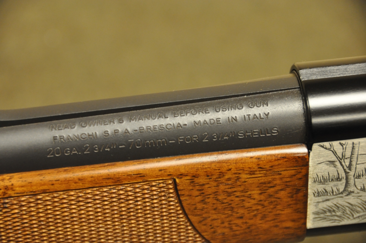 Franchi 48AL Hunter 20ga with 23/4" chamber, 24" Vent rib barrel