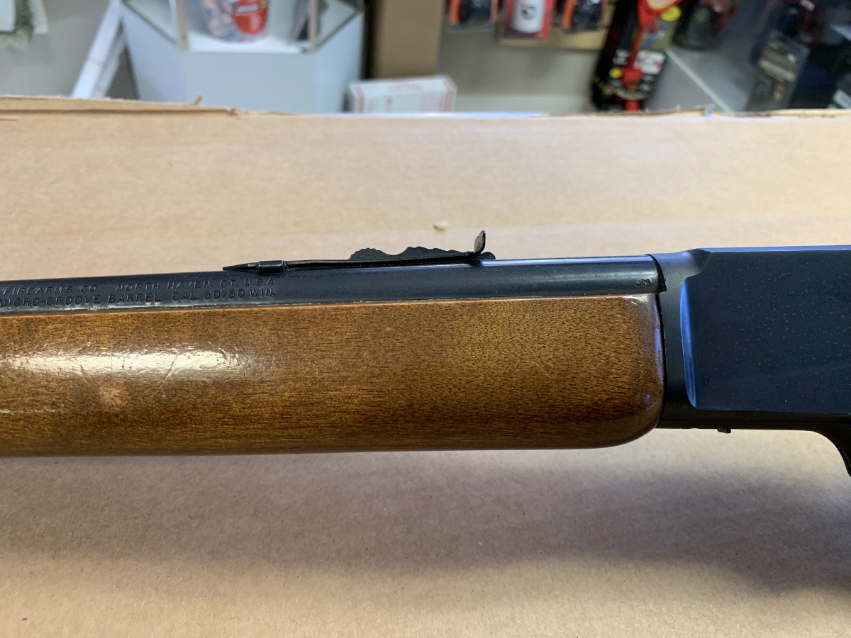 Marlin Jm Marked Model As Lever Action Rifle Wood Stock Winchester For Sale At