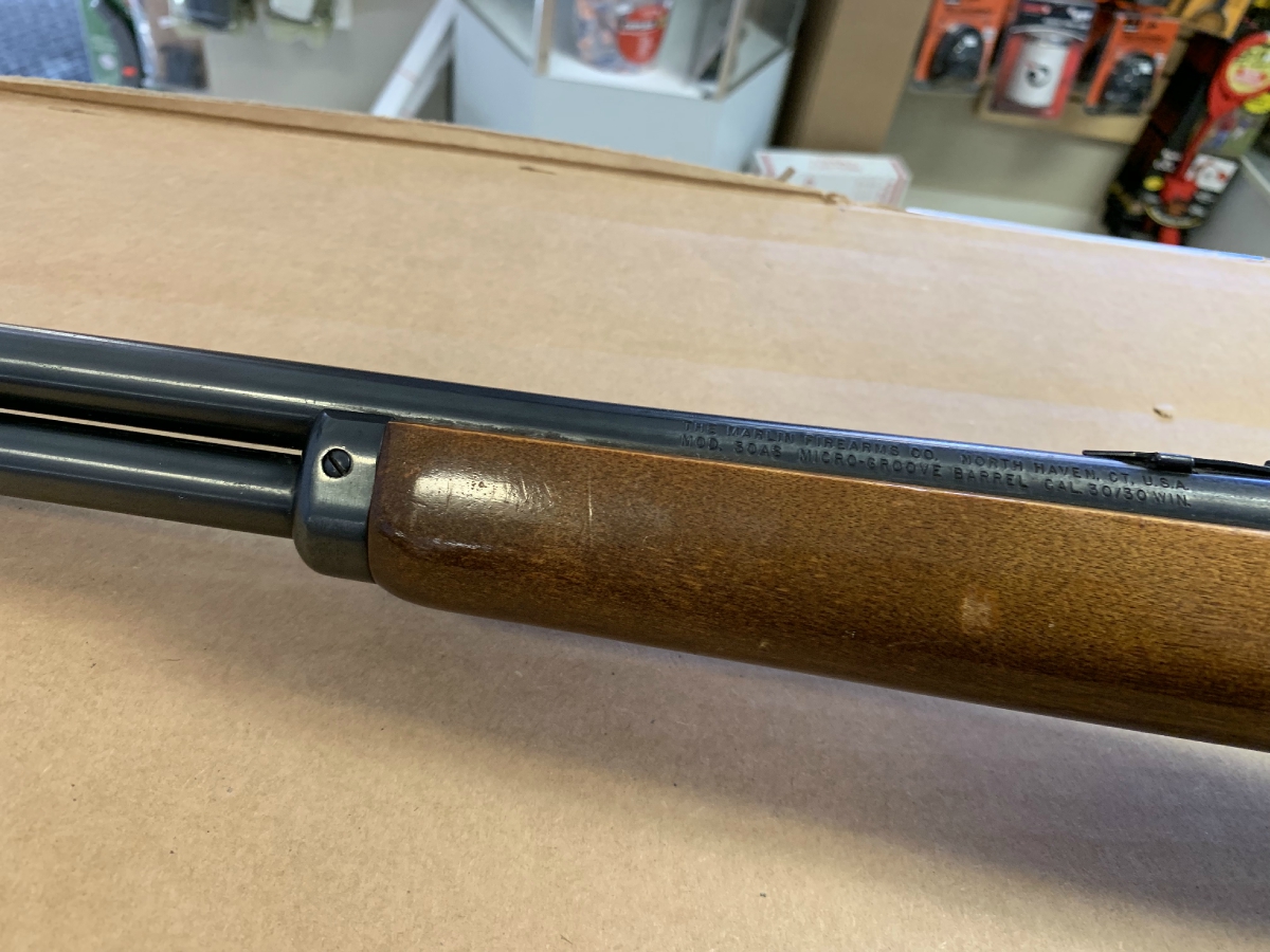 Marlin Jm Marked Model As Lever Action Rifle Wood Stock Winchester For Sale At