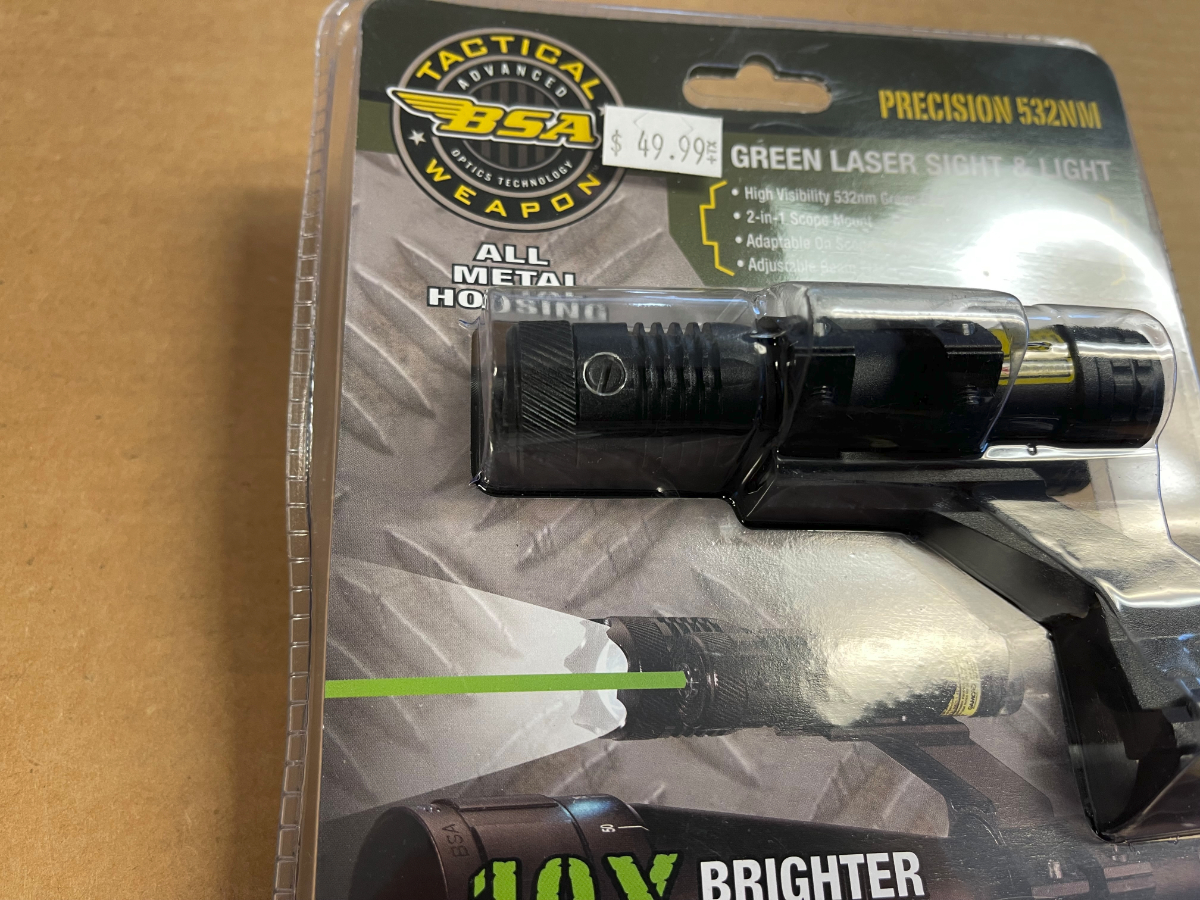 Bsa Optics Twllgcp Nm Tactical Weapon Green Laser Sight With