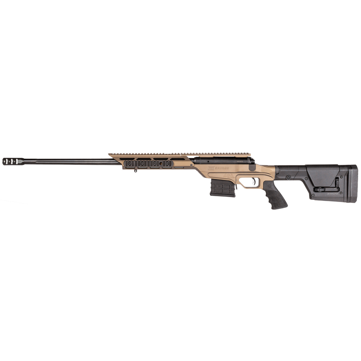 Savage Stealth Evolution Lapua Burnt Bronze Cerakote Finish