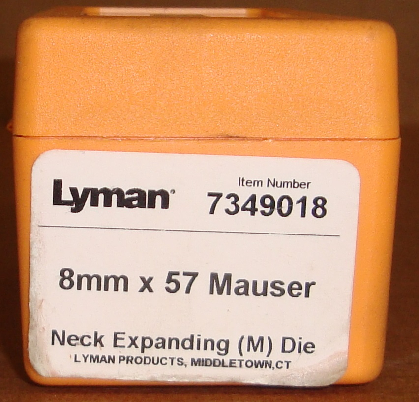 Lyman 8x57mm Mauser Neck Expanding (M) Die 7mm Mauser (7x57mm) 17120608