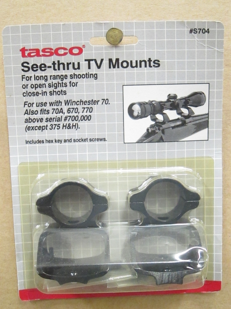 TASCO SEETHRU SCOPE MOUNT FOR WINCHESTER MODEL 70