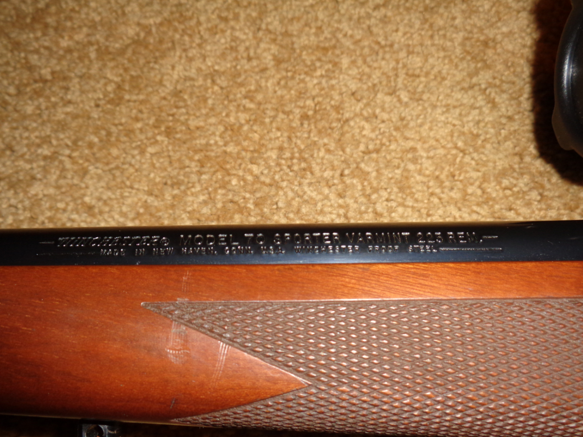 Winchester model 70 with varmint barrel .223 Rem. - Picture 3