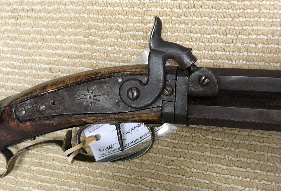 Double Rifle Pennsylvania Style Swivel Barrel Rifle, Percussion For