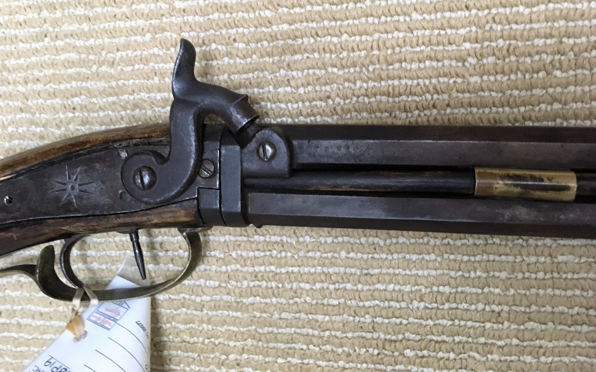 Double Rifle Pennsylvania Style Swivel Barrel Rifle, Percussion For ...