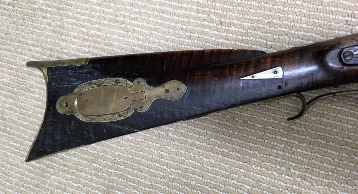 Kentucky Swivel Breech Rifle, Over & Under Percussion. For Sale at ...