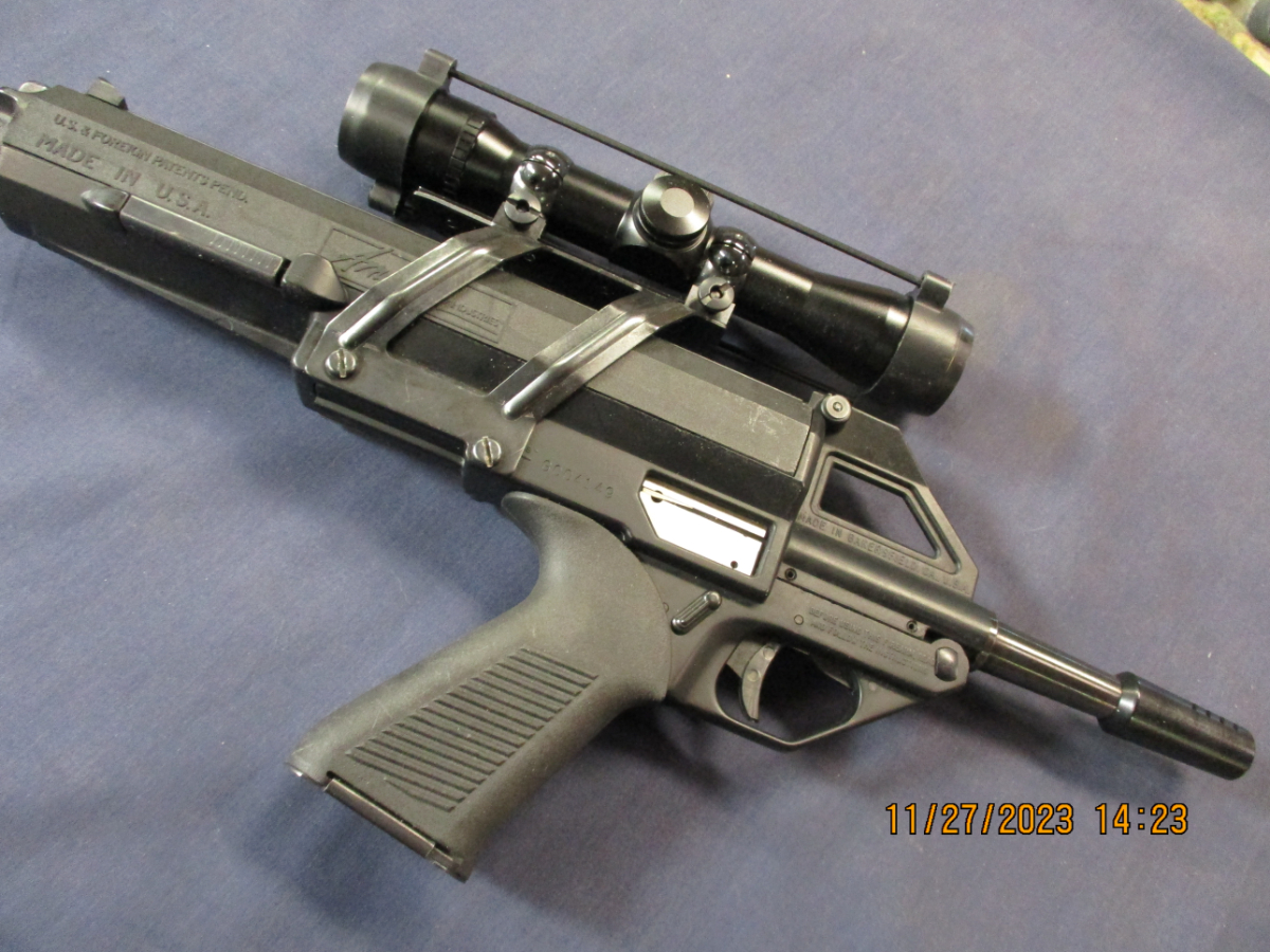 North American Arms Calico M100 Pistol with Bausch & Lomb Scope .22 LR ...