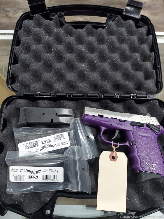 Sccy Industries Sccy Cpx-1 9mm Purple 9mm Luger For Sale at GunAuction ...