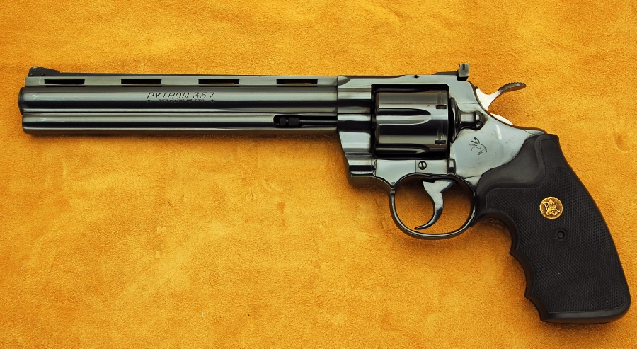 Colt Model Python Caliber 357 Magnum 8 Inch Barrel Revolver Blued Box Hot Sex Picture