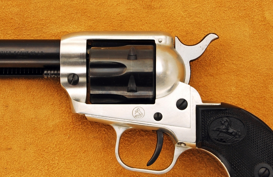 COLT- MODEL FRONTIER SCOUT SINGLE ACTION CALIBER 22 LONG RIFLE REVOLVER ...