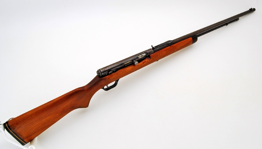 SAVAGE STEVENS MODEL 87A CALIBER 22 S-L- LONG RIFLE SEMI AUTO TUBE FEED ...