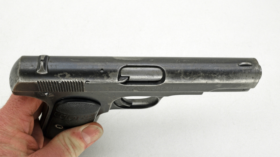 COLT MODEL - 1903 HAMMERLESS SEMI AUTO PISTOL C&R OK 32 AUTO - Picture 5