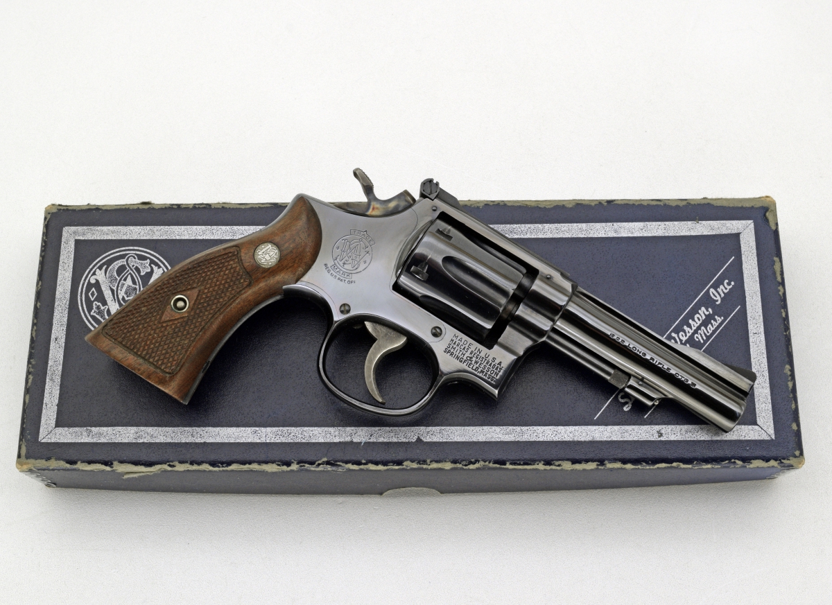 SMITH & WESSON INC MODEL - K22 MASTERPIECE REVOLVER CALIBER 22 LONG RIFLE C&R OK - Picture 1