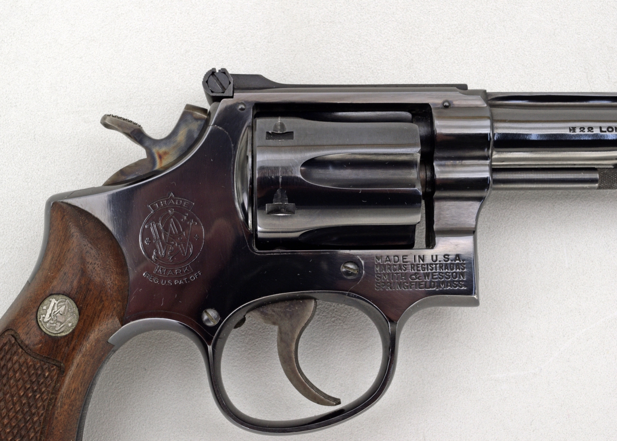 SMITH & WESSON INC MODEL - K22 MASTERPIECE REVOLVER CALIBER 22 LONG RIFLE C&R OK - Picture 3