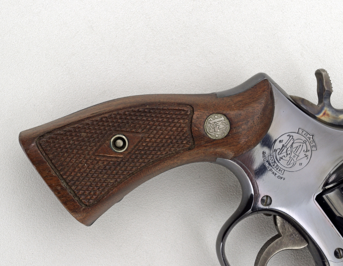 SMITH & WESSON INC MODEL - K22 MASTERPIECE REVOLVER CALIBER 22 LONG RIFLE C&R OK - Picture 4