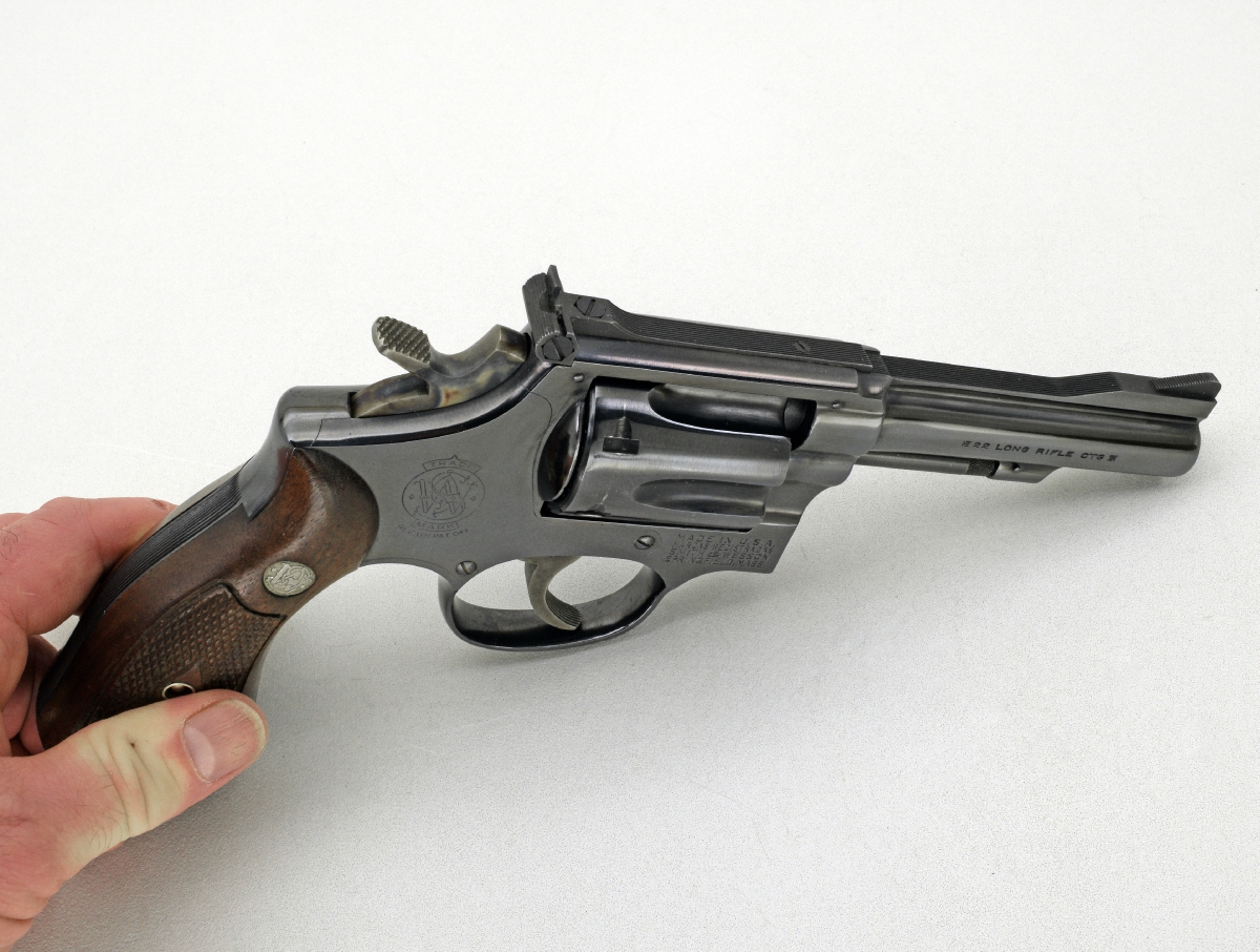 SMITH & WESSON INC MODEL - K22 MASTERPIECE REVOLVER CALIBER 22 LONG RIFLE C&R OK - Picture 6