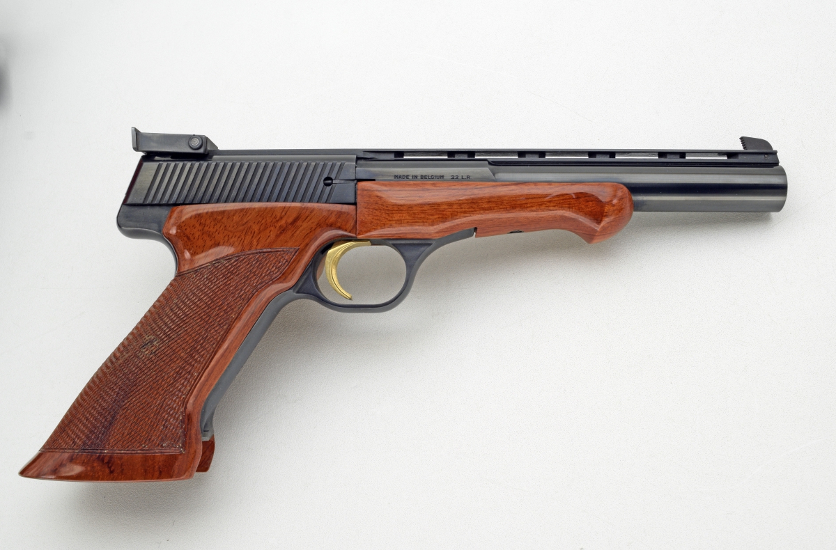 BROWNING BELGIUM MADE MODEL - MEDALIST SEMI AUTO PISTOL CALIBER 22 LONG RIFLE WITH BOX - Picture 3