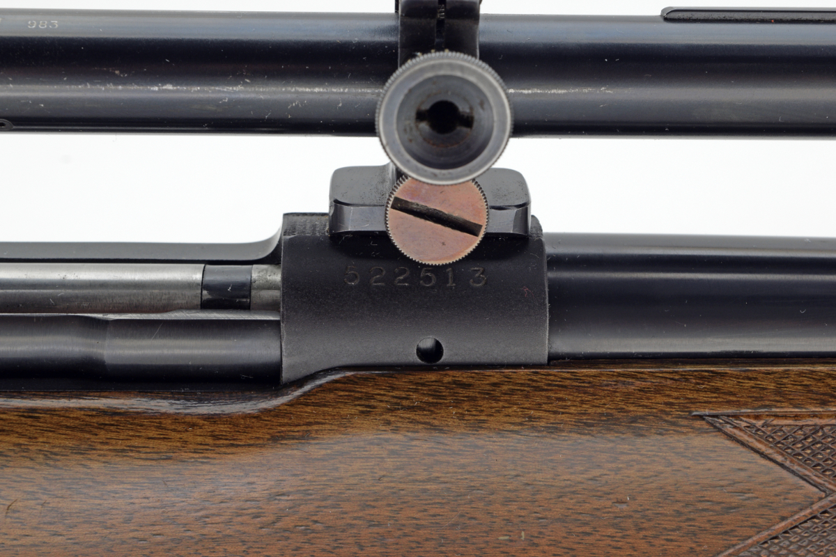 WINCHESTER PR 64 MODEL - 70 TARGET BOLT ACTION RIFLE CALIBER 22O SWIFT & SCOPE MFG 1961 - Picture 10