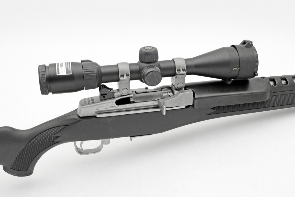 Ruger model ranch mini 30 semi auto rifle caliber 7 62x39 scope 7