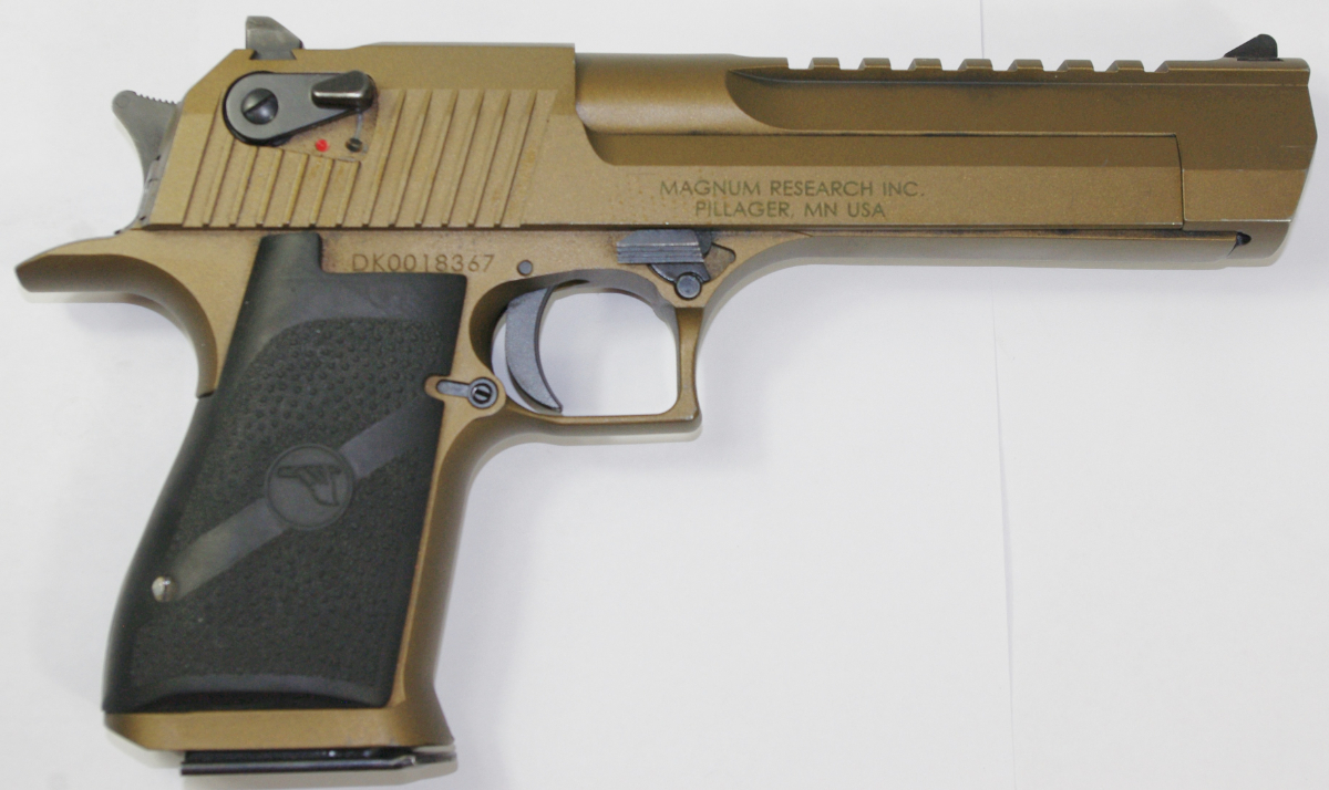 Magnum Research Inc Desert Eagle 50ae Burnt Bronze Finishgreat ...