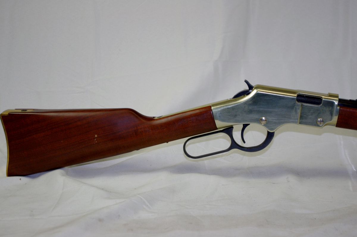 Henry Repeating Arms Golden Boy Brass Lever Action Oct Barrel Excellent Shape Very Nice 22 Magnum For Sale At Gunauction Com