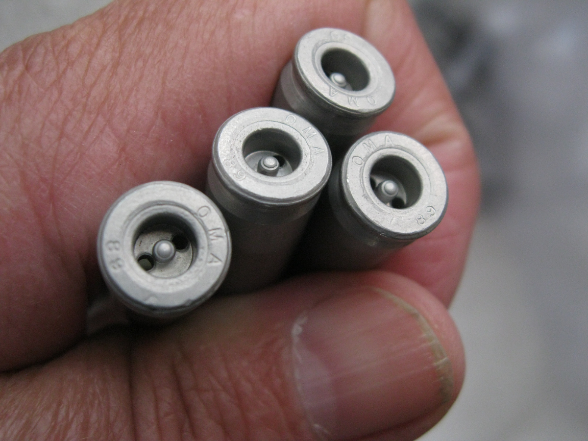 In Process Aluminum Cartridge Cases For 5.56 Training Blanks 20 Count