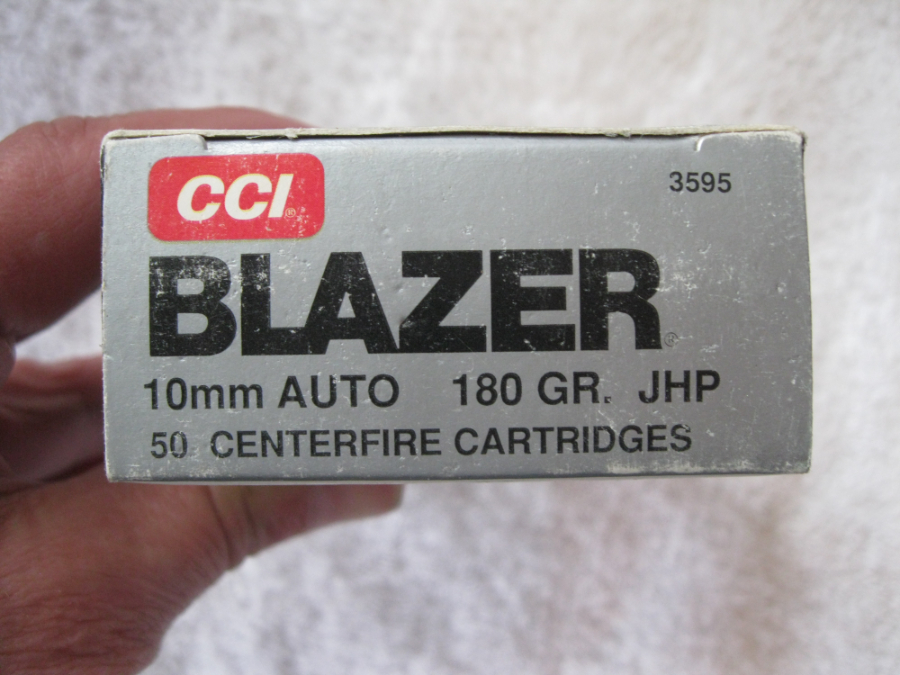 cci blazer 10 mm auto 180 gr jhp 10mm centerfire cartridges jacketed