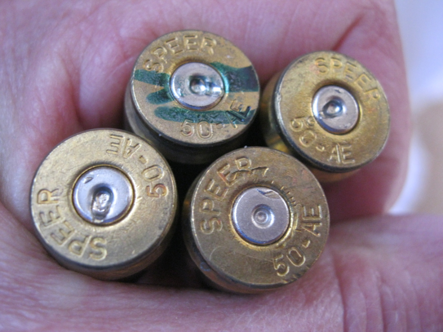 50 Ae Action Express OnceFired Brass Cartridge Cases 20 Count