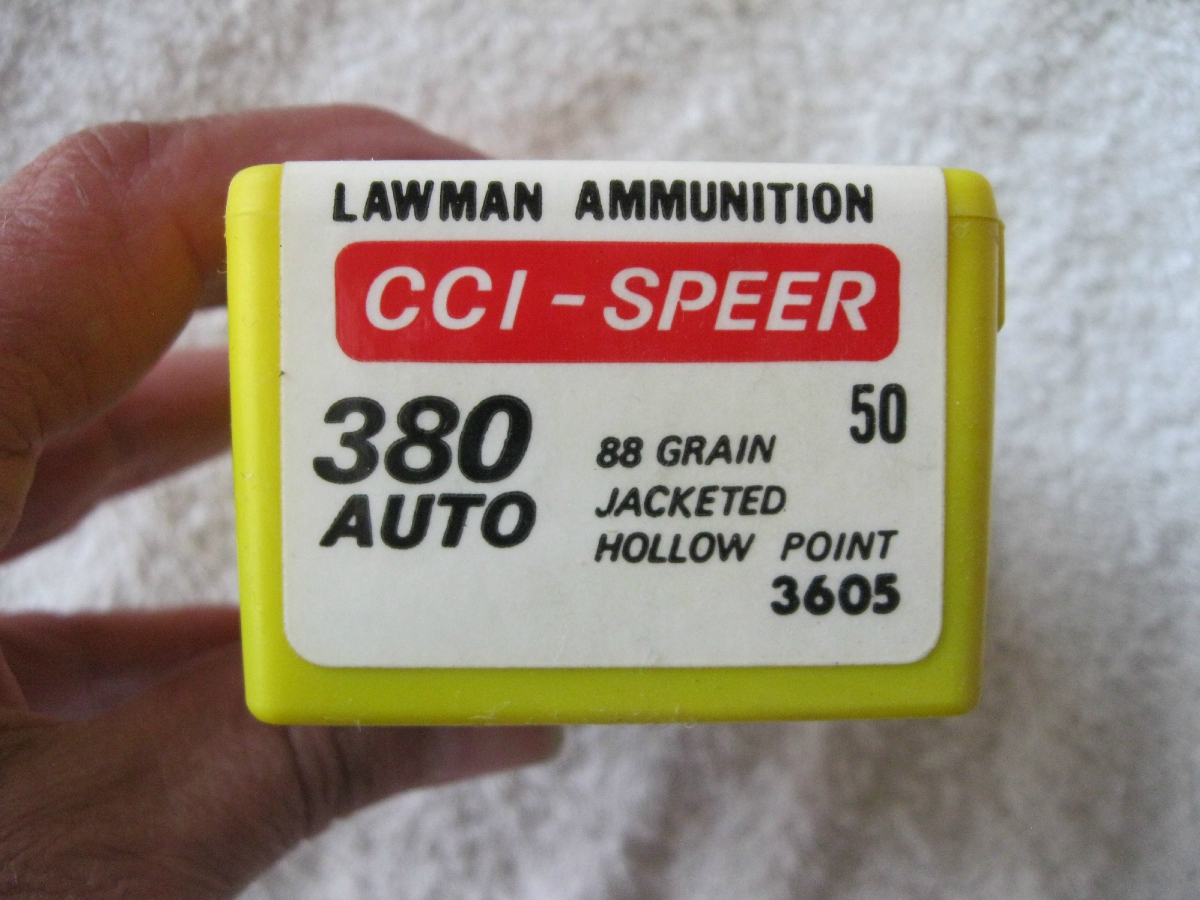 380 Auto 88 Grain Jhp Reserve Cci-Speer Lawman 50 Count Ammunition Ammo Jacketed Hollow Point / 918-8 380 ACP