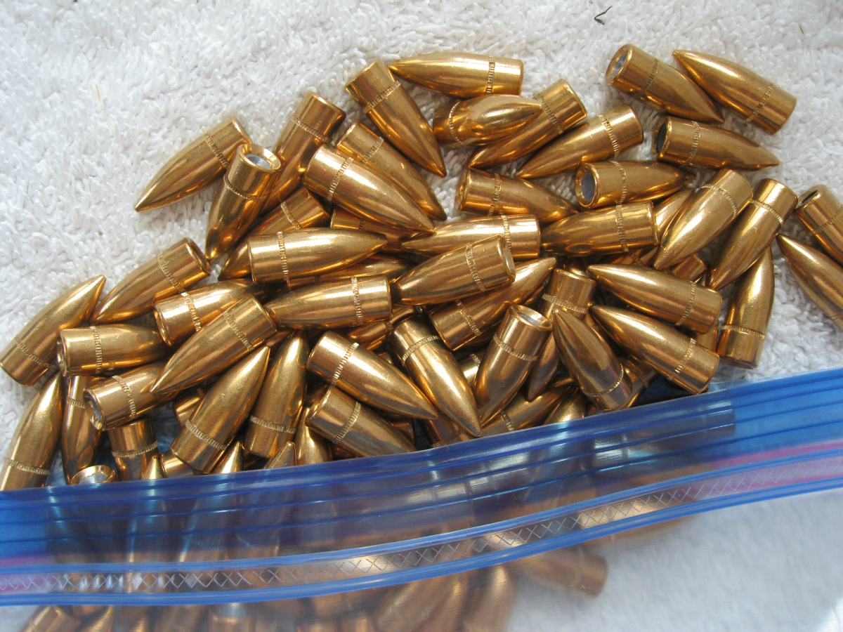 Russia 311 123 grain fmj full metal jacket bullets reloading