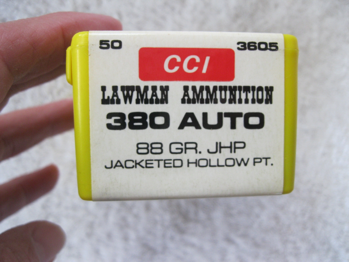 380 Auto 88 Grain Jhp Cci-Speer Lawman 50 Count Ammunition Ammo Jacketed Hollow Point / 1106-8 380 ACP