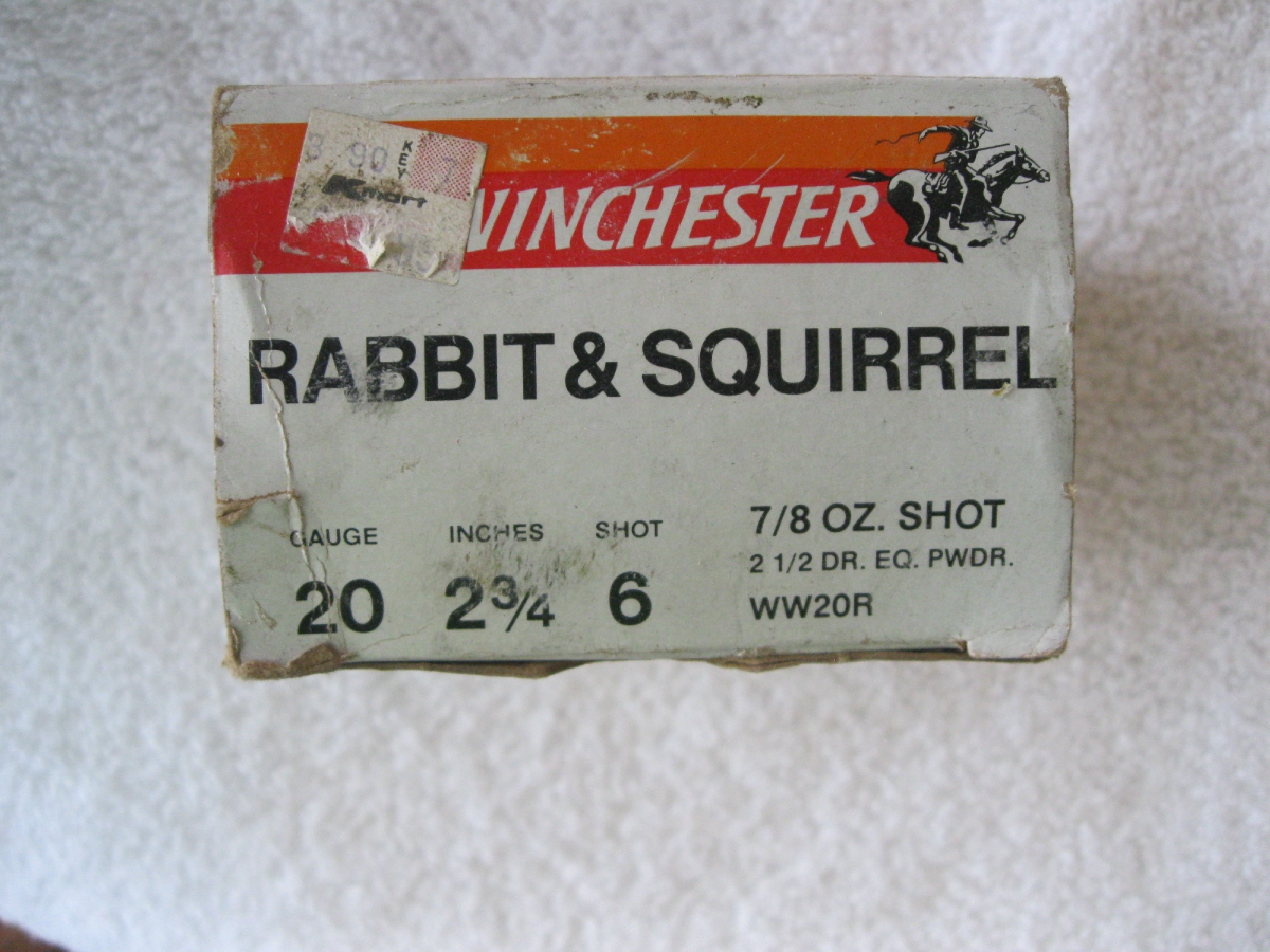 Winchester 20 Gauge Squirrel & Rabbit Shotgun Shells 24 Count 2 3/4