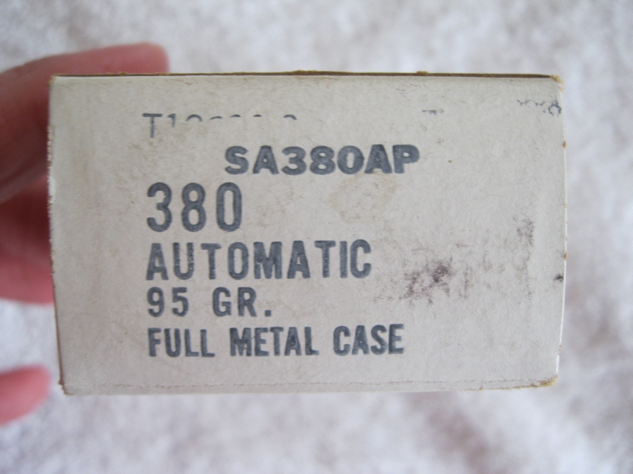 380 Automatic 95 Grain Full Metal Case Saami Reference Ammunition Ammo ...