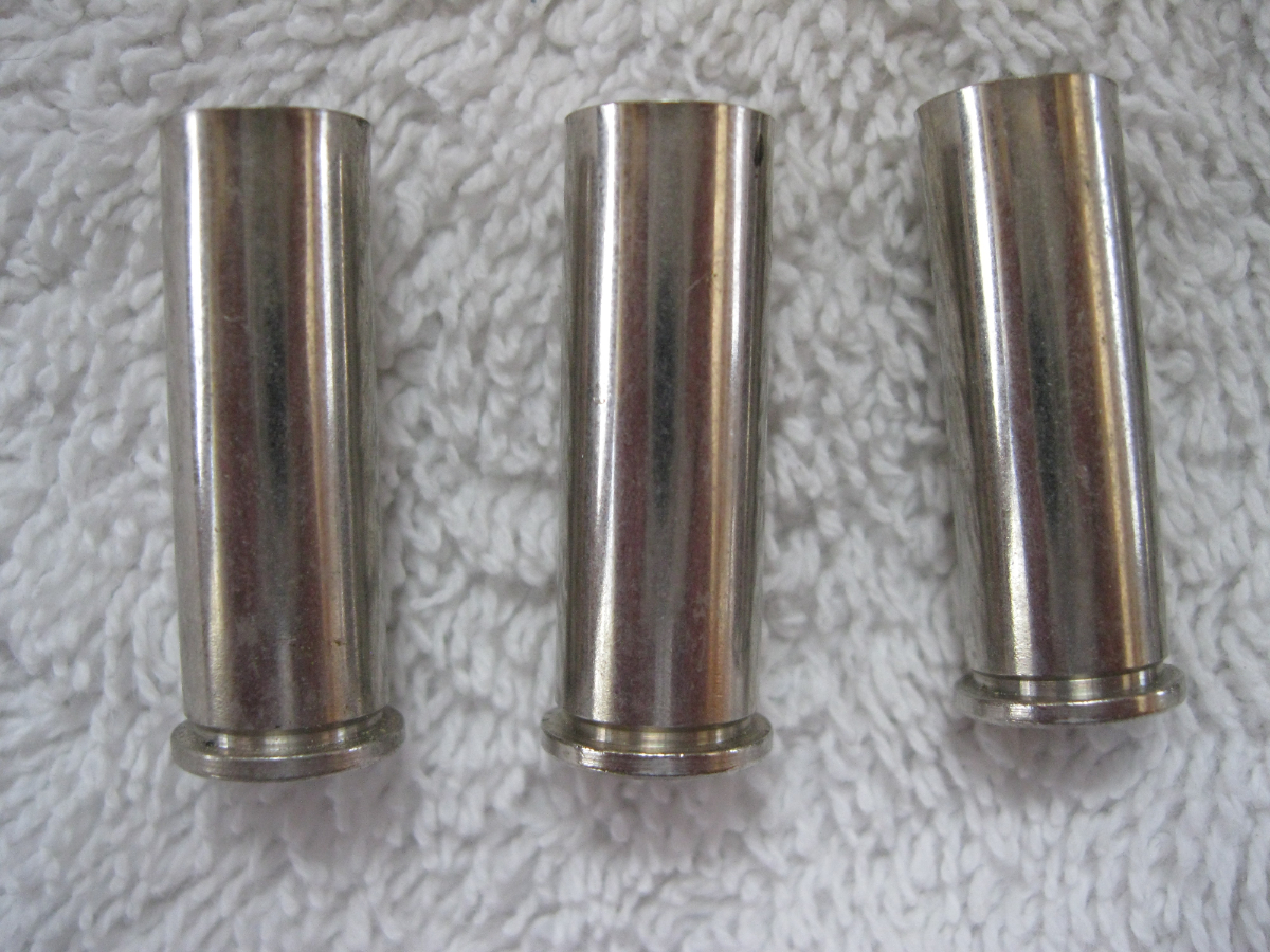 38 Special +P New Nickel Plated Primed Cartridge Cases 140 Count Plus 3