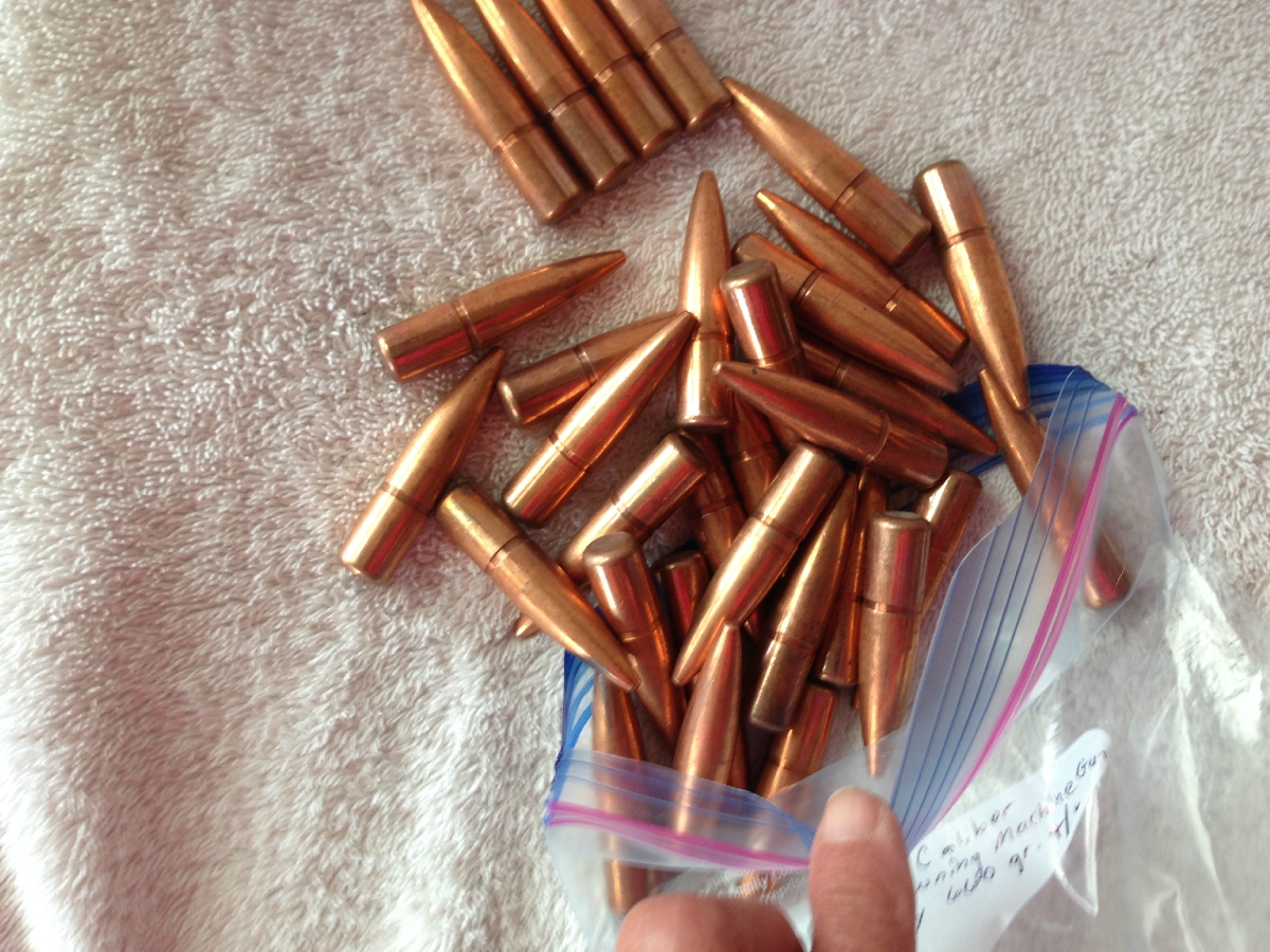 50 Caliber Bullets Copper Jackets 31 Count Reloading Components 660
