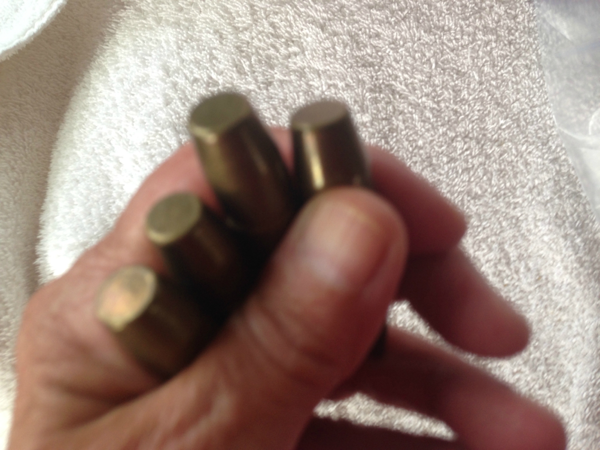 Unknown 50 CALIBER BULLETS COPPER JACKETS 4 COUNT RELOADING COMPONENTS