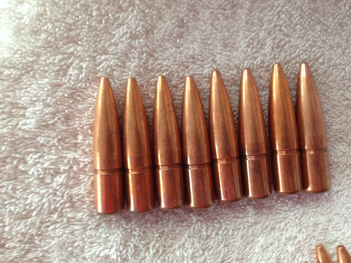 Unknown 50 CALIBER BULLETS COPPER JACKETS 31 COUNT RELOADING COMPONENTS