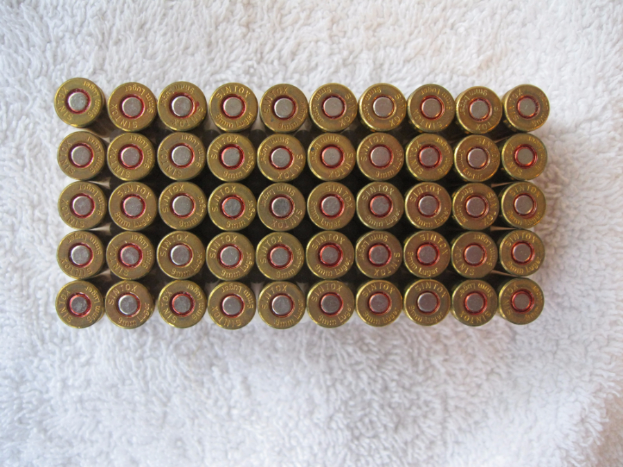 Sintox 9mm Luger 123 Grains Special Full Jacket Ammunition Ammo Dynamil ...