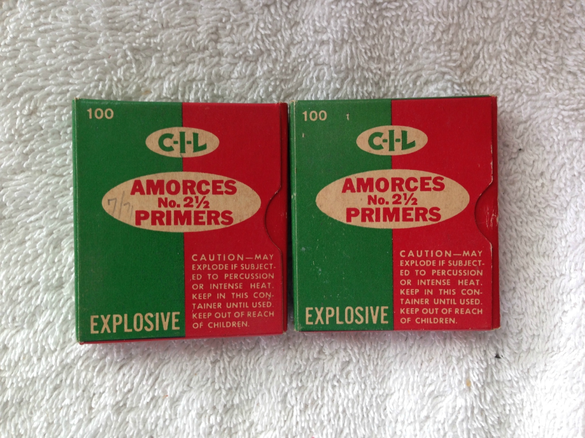 C I L Large Pistol Primers No 2 1 2 Canadian Industries Limited 194   20200922062334 4048 