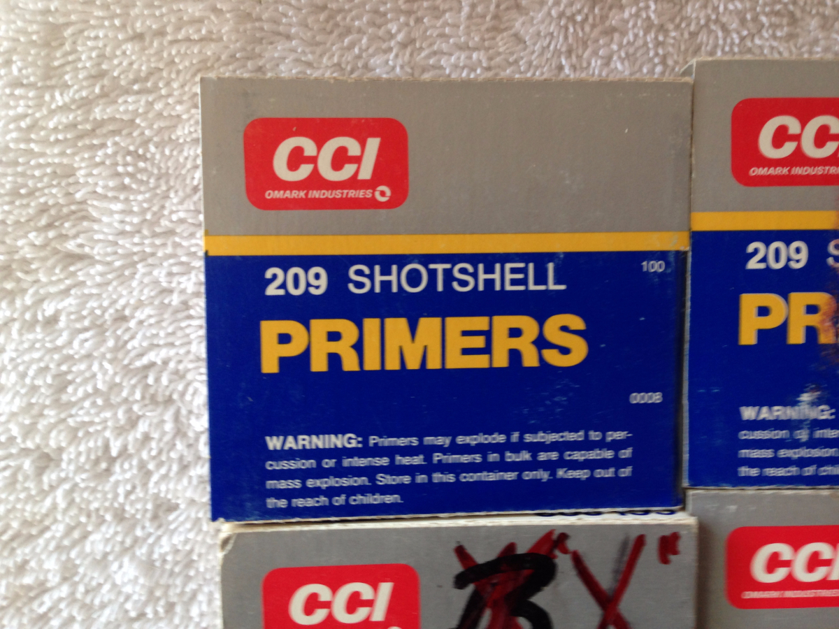 Cci Ammunition Cci 209 Shotshell Primers 0008 492 Count 926 0
