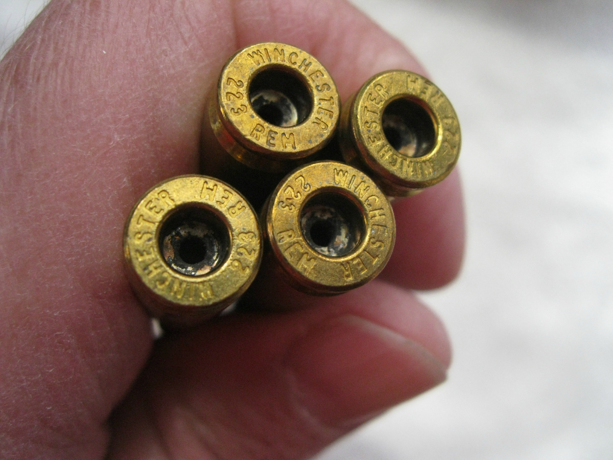 .223 REM NEW BRASS CARTRIDGE CASES 20 COUNT WINCHESTER WESTERN ...